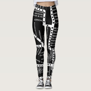 De  route van de kaart van het Systeem van Chicago Leggings