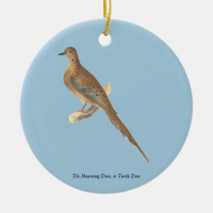 De rouwduif (Carolina Turtle Dove) NY Birds Keramisch Ornament