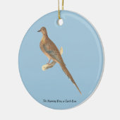 De rouwduif (Carolina Turtle Dove) NY Birds Keramisch Ornament (Links)