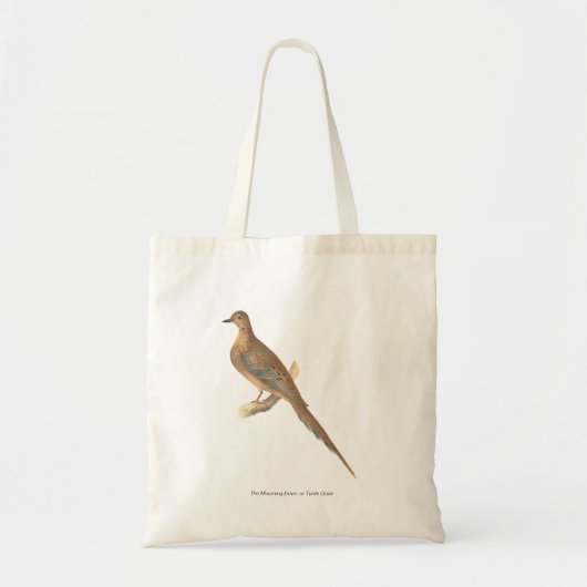 De rouwduif (Carolina Turtle Dove) NY Birds Tote Bag (Voorkant)