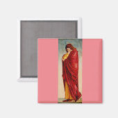 De rouwende Sint-Jan van Andrea da Murano  Magneet (Voorkant / Achterkant)