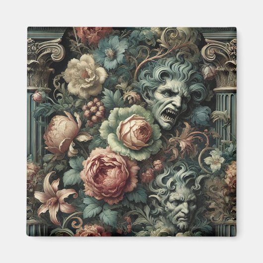 ⚰️ De rouwraad – Gotisch Victoriaans Magneet (Voorkant)