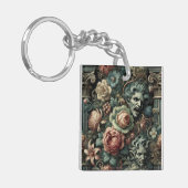 ⚰️ De rouwraad – Gotisch Victoriaans Sleutelhanger (Voorkant Links)