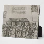 De rouwstoet van Sir Philip Sidney (1554-158 Fotoplaat (Zijkant)