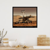 De Rover-kans op Mars Poster (Keuken)