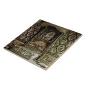 De Royal Bed, waarschijnlijk 18e eeuw (foto) Tegeltje (Zijkant)