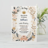 De Royal Chic Volwassen Fairy Tea Party 50ste verj Kaart (Staand voorkant)