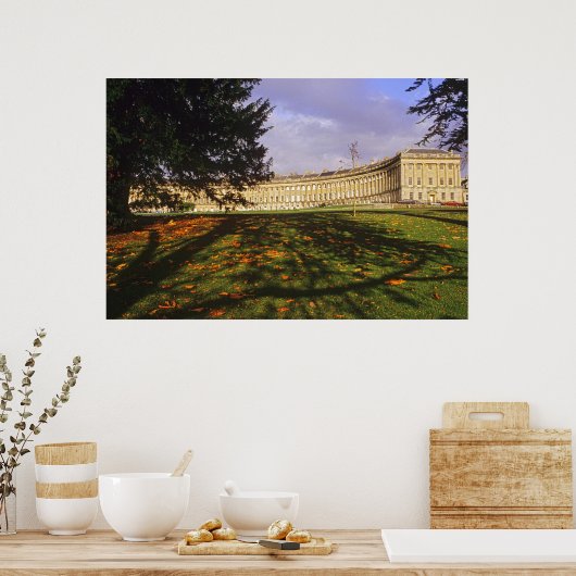 De Royal Crescent, Bath. Poster (Keuken)