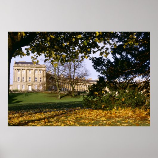 De Royal Crescent, Bath. Poster (Voorkant)