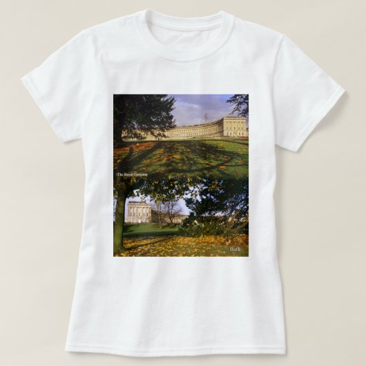 De Royal Crescent, Bath. T-shirt (Design voorkant)