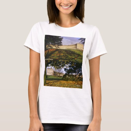 De Royal Crescent, Bath. T-shirt (Voorkant)