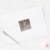 De Royal Elephant Vierkante Sticker (Envelop)