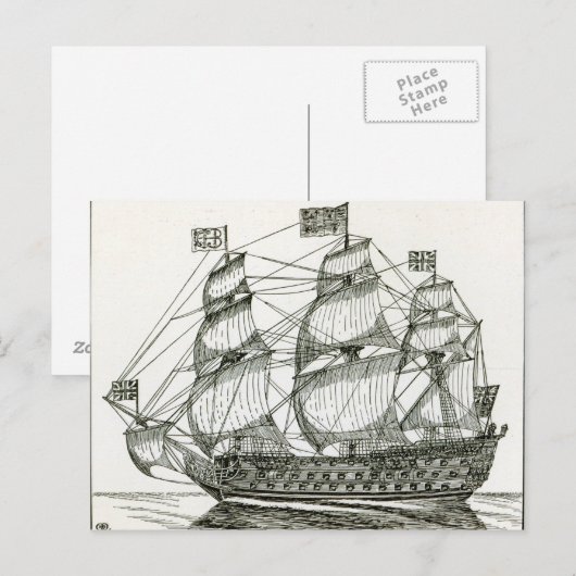 De Royal George Briefkaart (Voorkant / Achterkant)