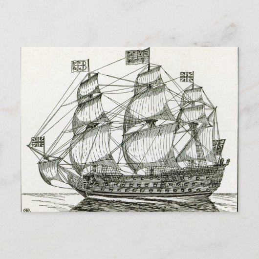 De Royal George Briefkaart (Voorkant)