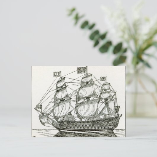 De Royal George Briefkaart (Staand voorkant)