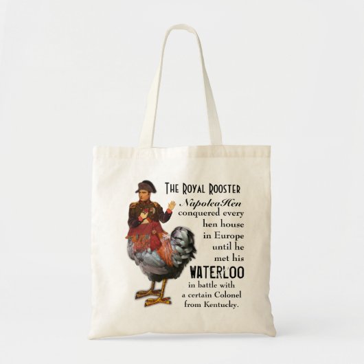 De Royal Rooster NapoleaHen Canvas tas (Voorkant)