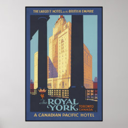 De Royal York Toronto Canada Poster