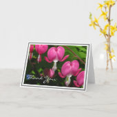 De roze Aftappende Kaarten van de Nota van de Foto (Gele Bloem)