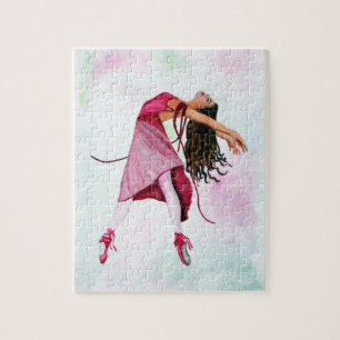 De Roze Ballerina Legpuzzel