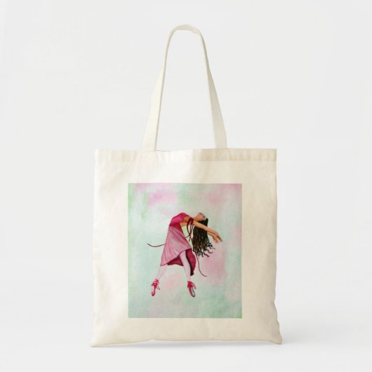 De Roze Ballerina Tote Bag (Voorkant)