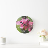 De roze Bloem van de Akelei Ronde Klok (Huis)