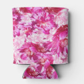 De roze Bloem van Pioenen kan behandelen Blikjeskoeler (Achterkant)