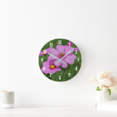 De roze Bloemen van de Kosmos in Bloei Ronde Klok (Huis)