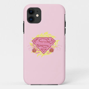 De Roze Bloemen van Supergirl iPhone 11 Hoesje