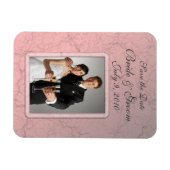 De roze Boomlaag bewaart de Premium Magnet van de  Magneet (Horizontaal)