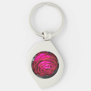 De Roze Camellia Sleutelhanger