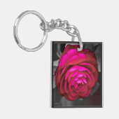 De Roze Camellia Sleutelhanger (Voorkant Links)