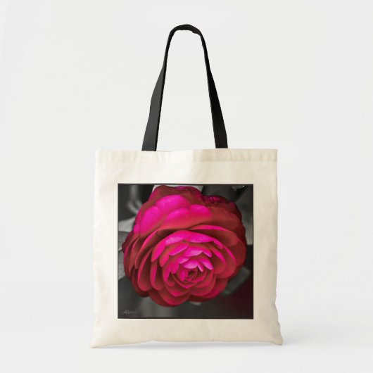 De Roze Camellia Tote Bag (Voorkant)