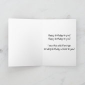 De roze Capricieuze Wens van de Verjaardag van de Kaart (Binnen)