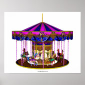 De roze carrousel poster (Voorkant)