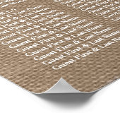 De roze Collectie van het Rustic Boot Wedding Seat Poster (Hoek)