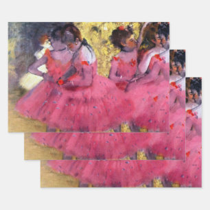 De Roze Danseressen, Voor de Balletuitvoering door Inpakpapier Vel