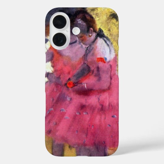 De roze dansers voor de ballet van Edgar Degas Case-Mate iPhone Case (Achterkant)