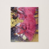 De roze dansers voor de ballet van Edgar Degas Legpuzzel (Verticaal)