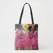 De roze dansers voor de ballet van Edgar Degas Tote Bag (Voorkant)