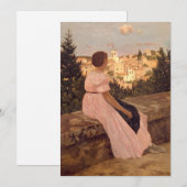 De roze dress | Fré dé ric Bazille (Voorkant / Achterkant)