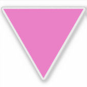 De Roze Driehoek - LGBT Gay Pride Sticker (Voorkant)