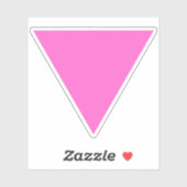 De Roze Driehoek - LGBT Gay Pride Sticker (Vel)