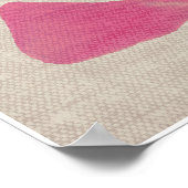 De roze Druk van de Bloem Poster (Hoek)