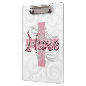 De roze Dwars/Verpleegster van de Werveling Klembord (Links)