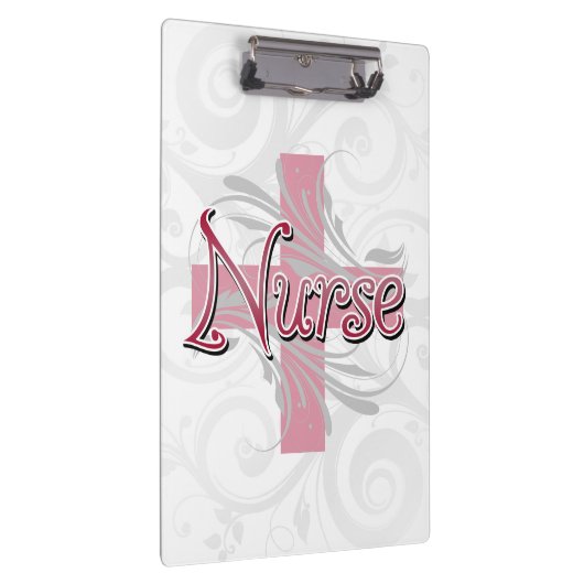 De roze Dwars/Verpleegster van de Werveling Klembord (Rechts)