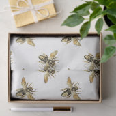 De Roze en Gouden Bij Serie Design 11 Tissuepapier (Geschenk)