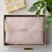 De Roze en Gouden Bij Serie Design 3 Tissuepapier (Geschenk)