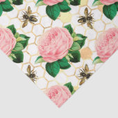De Roze en Gouden Bij Serie Design 4 Tissuepapier (Detail)