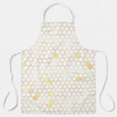 De Roze en Gouden Bij Serie Design 6 Schort (Voorkant)