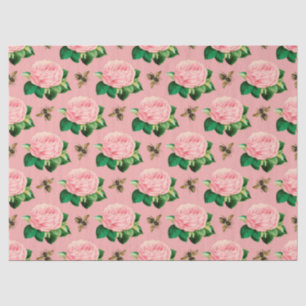 De Roze en Gouden Bij Serie Design 9 Tissuepapier